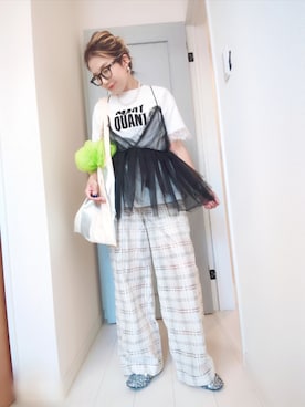 「アイテム（その他トップス）」を使った、アリエル＊さん（レディース・155cm）の夏コーディネート