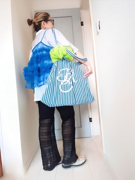 「アイテム（その他トップス）」を使った、アリエル＊さん（レディース・155cm）の夏コーディネート