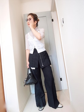「アイテム（ピアス（両耳用））」を使った、アリエル＊さん（レディース・155cm）の秋コーディネート