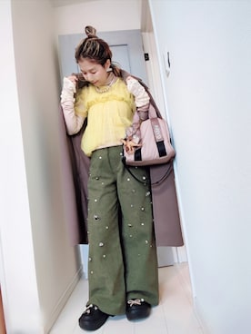 「アイテム（その他トップス）」を使った、アリエル＊さん（レディース・155cm）の冬コーディネート