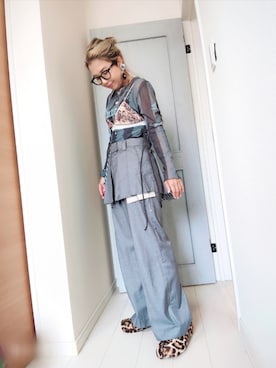 「アイテム（食器/キッチン）」を使った、アリエル＊さん（レディース・155cm）の秋コーディネート