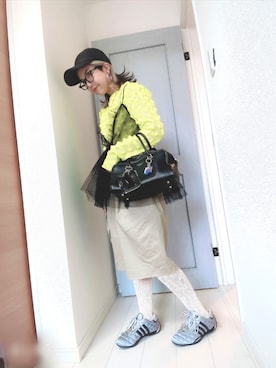 「アイテム（その他トップス）」を使った、アリエル＊さん（レディース・155cm）の秋コーディネート