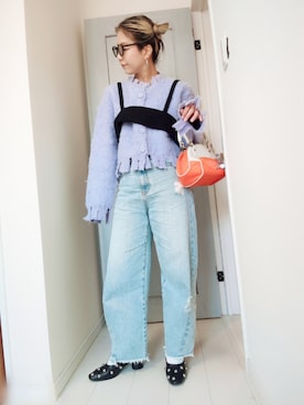 「アイテム（ピアス（両耳用））」を使った、アリエル＊さん（レディース・155cm）の冬コーディネート