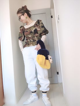 「chuclla（チュクラ）のアイテム」を使った、アリエル＊さん（レディース・155cm）の冬コーディネート