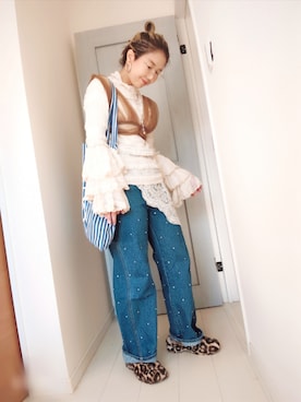 「SANSeLF（サンセルフ）のアイテム」を使った、アリエル＊さん（レディース・155cm）の冬コーディネート