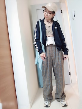 「WCJ（ダブルシージェイ）のアイテム」を使った、アリエル＊さん（レディース・155cm）の秋コーディネート
