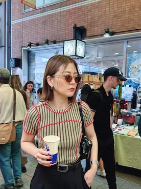 「BRAIN DEAD（ブレインデット）のアイテム」を使った、yukyaさん（レディース・161cm）の春コーディネート