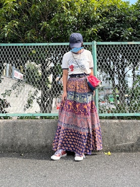 「大人古着」｜DOさん（レディース・166cm）の秋コーディネート