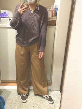 m.さん（レディース・161cm）の冬コーディネート