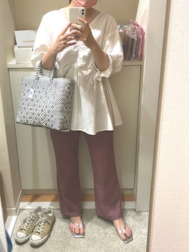 m.さん（レディース・161cm）の夏コーディネート