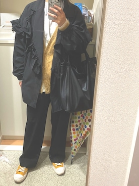 「3色コーデ」｜「アイテム（ジャケット/アウター）」を使った、m.さん（レディース・161cm）の夏コーディネート