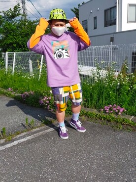 小林一寿さん(メンズ・166cm)の夏コーディネート