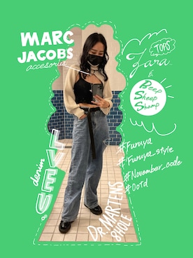 「MARC JACOBS（マークジェイコブス）のアイテム（アクセサリー）」を使った、# Furuya さん（レディース・159cm）の春コーディネート
