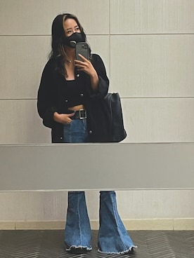 「MARC JACOBS（マークジェイコブス）のアイテム（トートバッグ）」を使った、# Furuya さん（レディース・159cm）の夏コーディネート