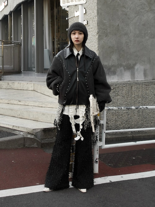 セール】Boa studs blouson / ボアスタッズブルゾン（その他アウター