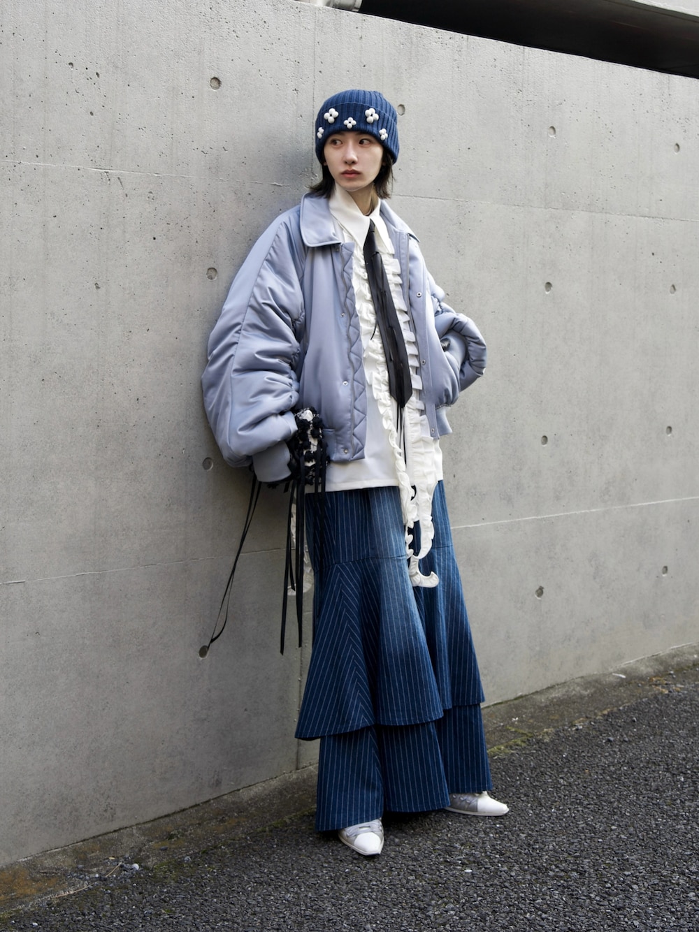 seyto（セイト）の「Vintage satin gather blouson