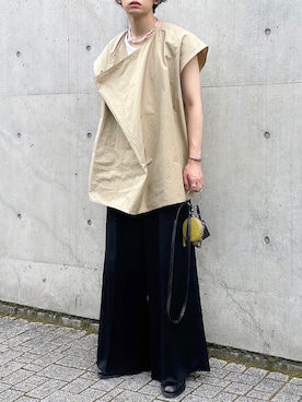「MELLOW（メロー）のアイテム」を使った、renyaさん（メンズ・170cm）の夏コーディネート