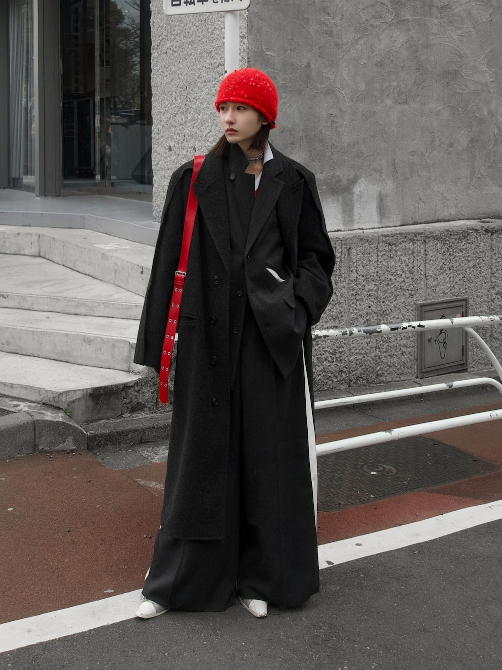 し*う様 最終値下げ　seyto サイズ1 / アウトシームラインロングコート Outseam line long coat / アウトシームラインロングコートを使った