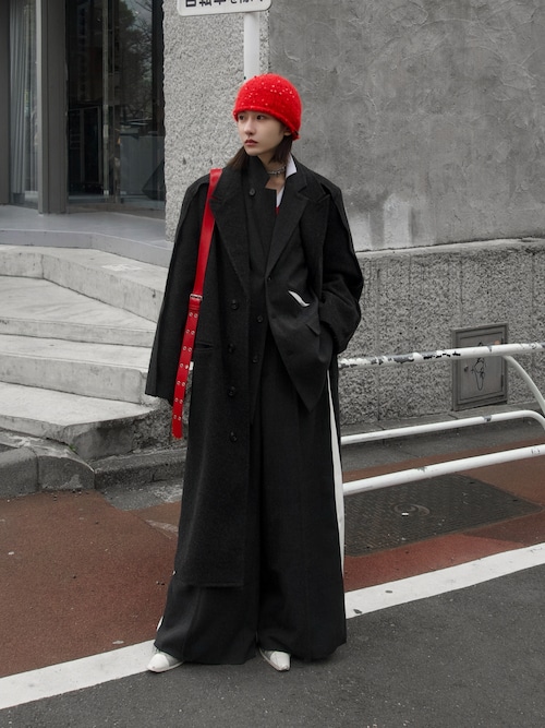 Outseam line long coat / アウトシームラインロングコートを使った
