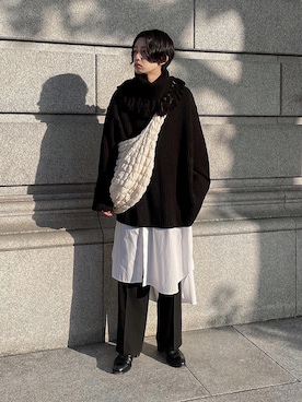 「NOT CONVENTIONAL（ノットコンベンショナル）のアイテム」を使った、renyaさん（メンズ・170cm）の秋コーディネート