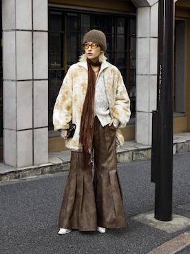 renyaさん（メンズ・170cm）の冬コーディネート