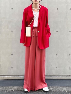 「BEAMS（ビームス）のアイテム（タンクトップ）」を使った、renyaさん（メンズ・170cm）の夏コーディネート