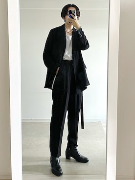 「BEAMS（ビームス）のアイテム（タンクトップ）」を使った、renyaさん（メンズ・170cm）の夏コーディネート