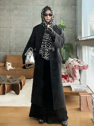 seyto（セイト）の「Outseam line long coat / アウトシームライン