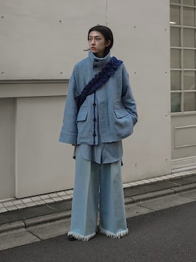 「ツイードジャケット」｜renyaさん（メンズ・170cm・20代）の秋コーディネート