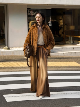 「アイテム（スウェットパンツ）」を使った、renyaさん（メンズ・170cm）の秋コーディネート