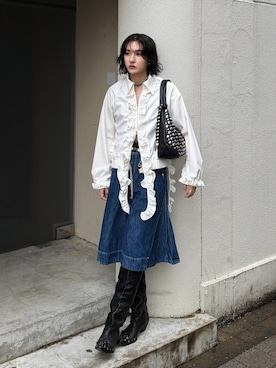 「seyto（セイト）のアイテム」を使った、renyaさん（メンズ・170cm）の秋コーディネート