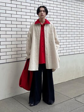「MM6 Maison Margiela（ｴﾑｴﾑｼｯｸｽ ﾒｿﾞﾝ ﾏﾙｼﾞｪﾗ）のアイテム（バッグ）」を使った、renyaさん（メンズ・170cm）の冬コーディネート