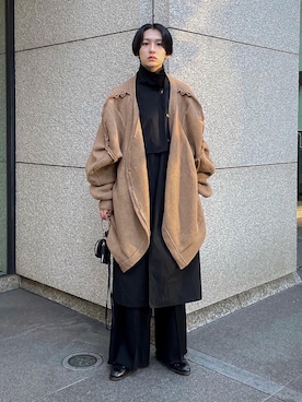 「カーディガンコーデ」｜「アイテム（トレンチコート）」を使った、renyaさん（メンズ・170cm）の秋コーディネート