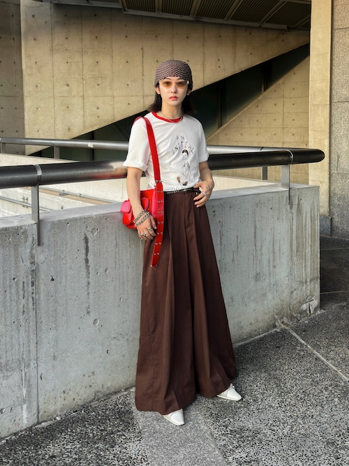 seyto フレアパンツ seytoのパンツを使ったコーディネート(ZOZOTOWN Yahoo!店) ｜ ネット