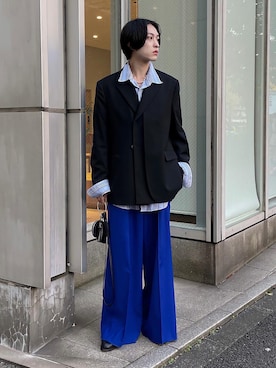 「IEY（アイイーワイ）のアイテム」を使った、renyaさん（メンズ・170cm）の冬コーディネート