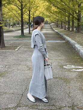 「LOWRYS FARM（ローリーズファーム）のカンドウフィットバレエ　260832（バレエシューズ）」を使った、ちゃんともさん（レディース・160cm）の秋コーディネート