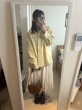 「TINA：JOJUN（ティーナジョジュン）のアイテム」を使った、ｅｍａ ¨̮ さん（レディース・159cm）の春コーディネート