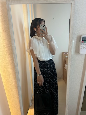「agnes b.（アニエスベー）のアイテム」を使った、ｅｍａ ¨̮ さん（レディース・159cm）の夏コーディネート