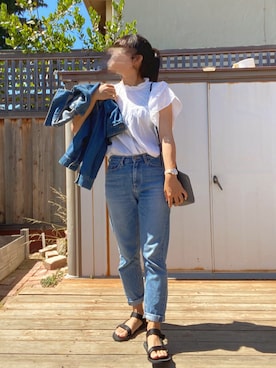 ema ¨̮ さん(レディース・160cm)の夏コーディネート