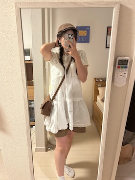 「アイテム（ソックス/靴下）」を使った、ｅｍａ ¨̮ さん（レディース・159cm・20代）の夏コーディネート
