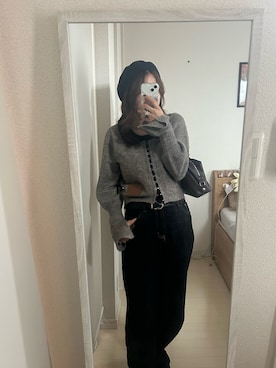 「mideal（マイディール）のアイテム」を使った、ｅｍａ ¨̮ さん（レディース・159cm）の秋コーディネート