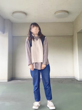 ema ¨̮ さん(レディース・160cm)の秋コーディネート
