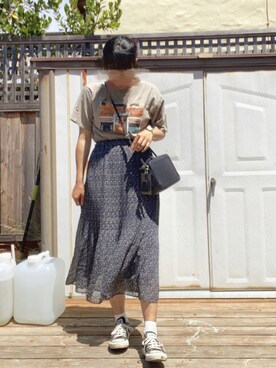 ema ¨̮ さん(レディース・160cm)の夏コーディネート