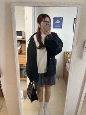 「アイテム（ソックス/靴下）」を使った、ｅｍａ ¨̮ さん（レディース・159cm・20代）の秋コーディネート