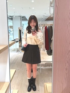 おりんさん（レディース・161cm）の冬コーディネート