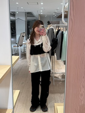 「mystic（ミスティック）のアイテム」を使った、おりんさん（レディース・161cm）の春コーディネート