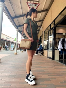 GUESS JAPANさん（レディース・163cm）の春コーディネート