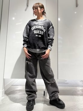 GUESS JAPANさん（レディース・158cm）の冬コーディネート