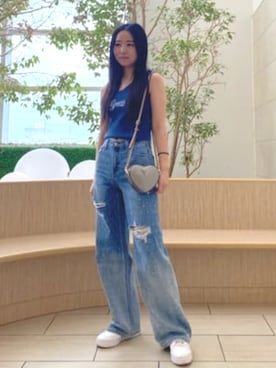 GUESS JAPANさん（レディース・157cm）の夏コーディネート