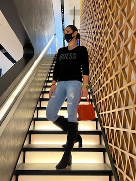 GUESS JAPANさん（レディース・175cm）の冬コーディネート